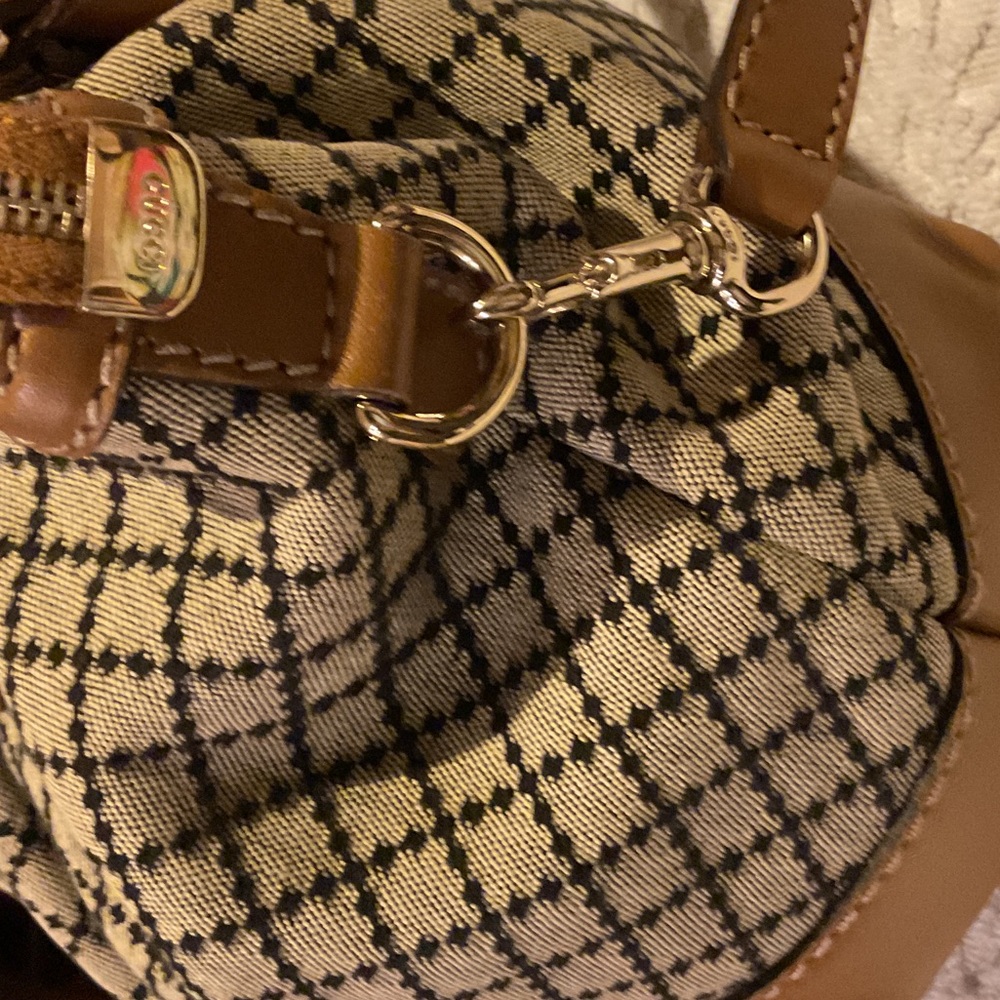 Gucci Tan and Black Satchel Bag - Picture 4 of 6